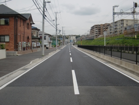 藤沢652号線道路改良事業施工後画像