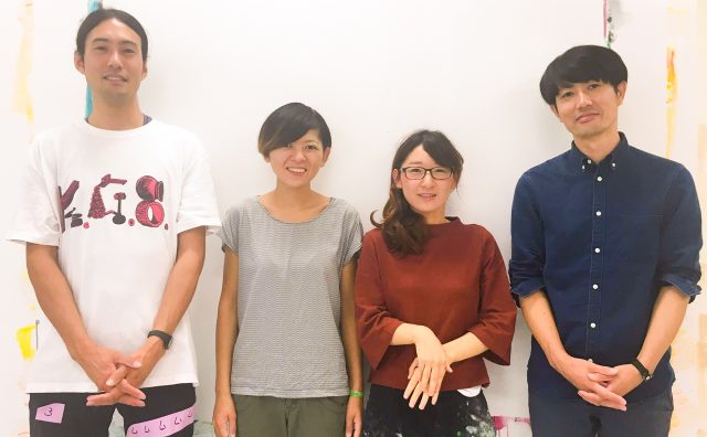 [左から]川田知志、Atsuko Nakamura、廣田真夕、古堅太郎