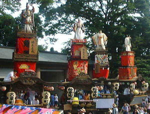 皇大神宮の人形山車の写真です