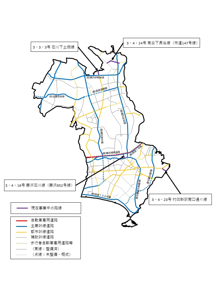 令和7年度都市計画道路事業中