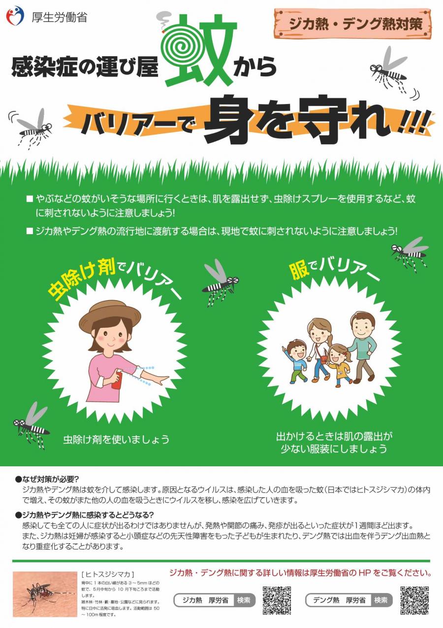 蚊媒介ポスター