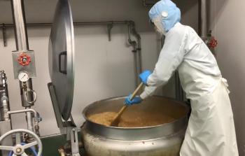 ドライカレー調理