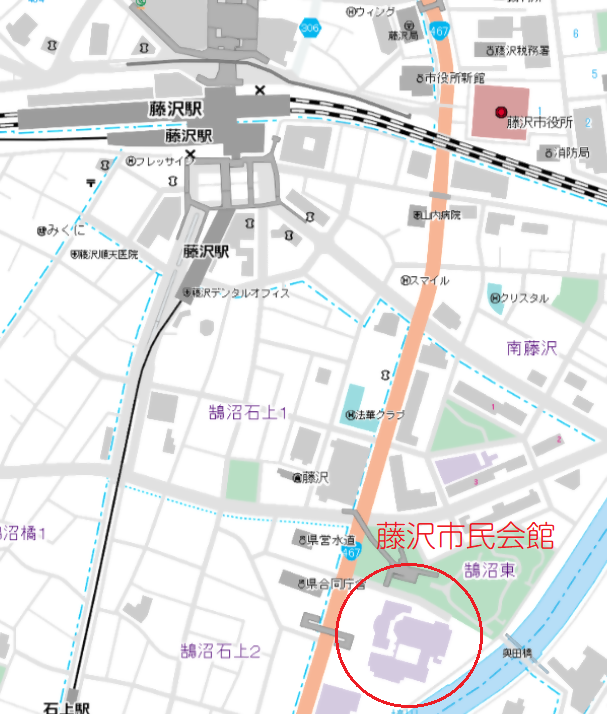 市民会館地図