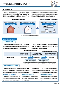 住宅の省エネ性能について