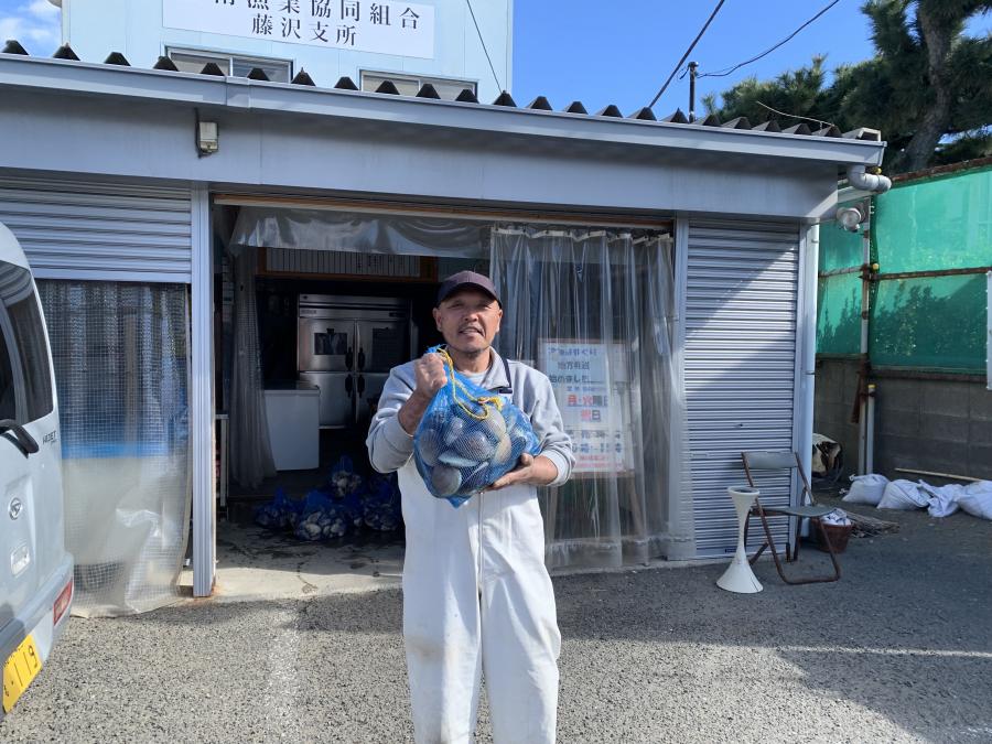 江の島片瀬漁協曽我さん写真
