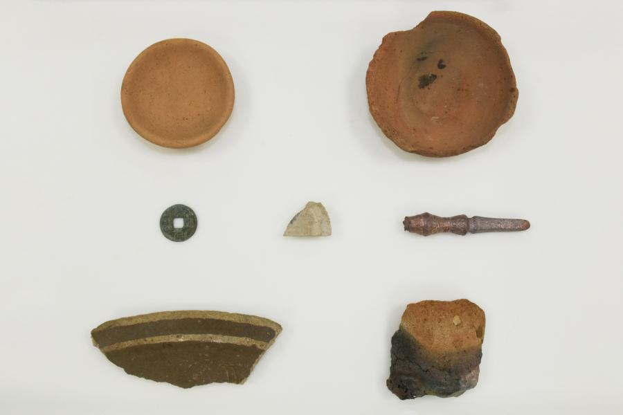 発掘調査の出土品（一部）