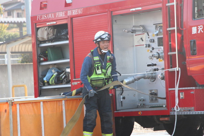 六会消防隊の活動