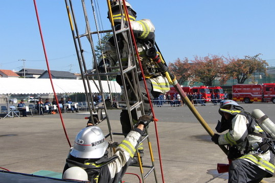 六会消防隊の活動
