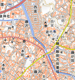 2001年地形図一部