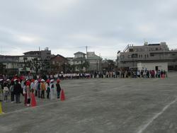 お別れ式の練習