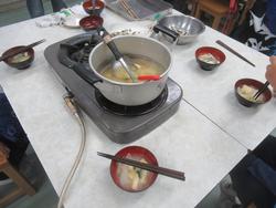みそ汁作りの様子6