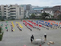 3、4年生の運動会練習