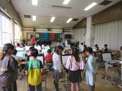 音楽の授業の様子