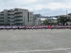 紅組の応援