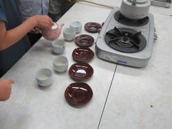 緑茶を淹れる3