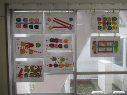 こいのぼり作品の掲示3