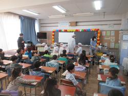 給食開始に向けた練習の様子1