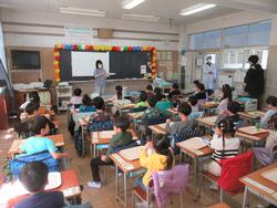 給食開始に向けた練習の様子2
