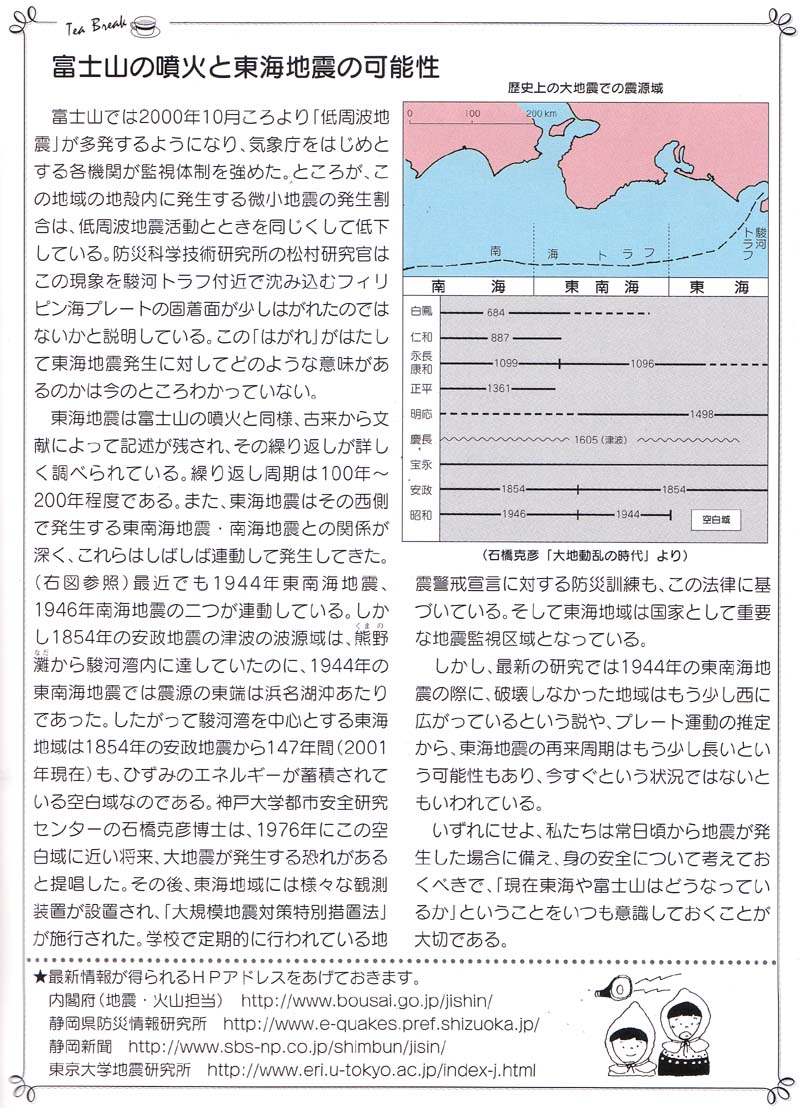 富士山の噴火に関する資料3