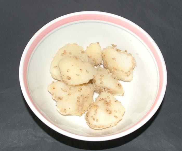 じゃがいものゴマ炒め