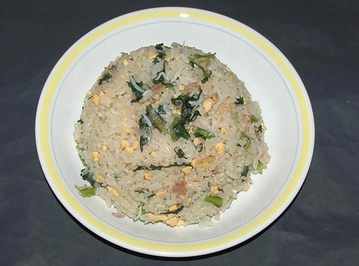小松菜チャーハン