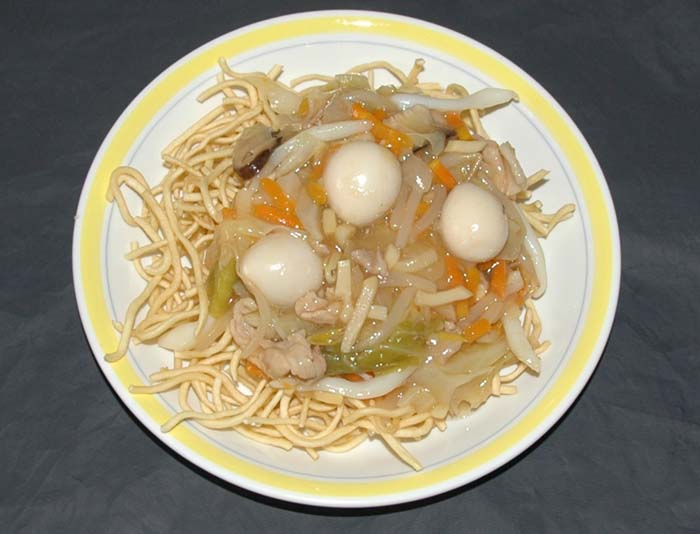 かた焼きそばの写真