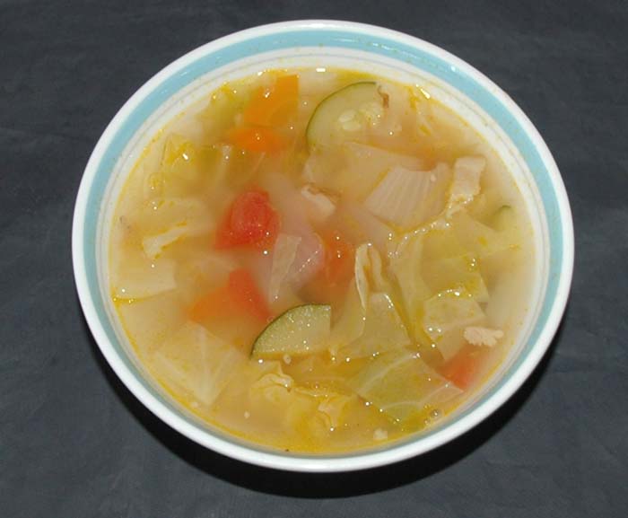 夏野菜スープの写真