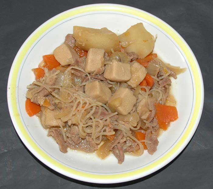すき焼き風煮の写真