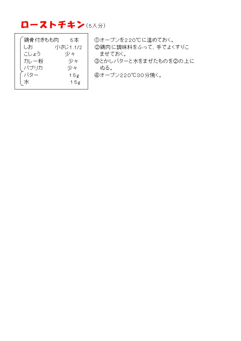 レシピの画像
