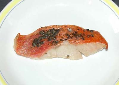 金目鯛の香草焼きの写真