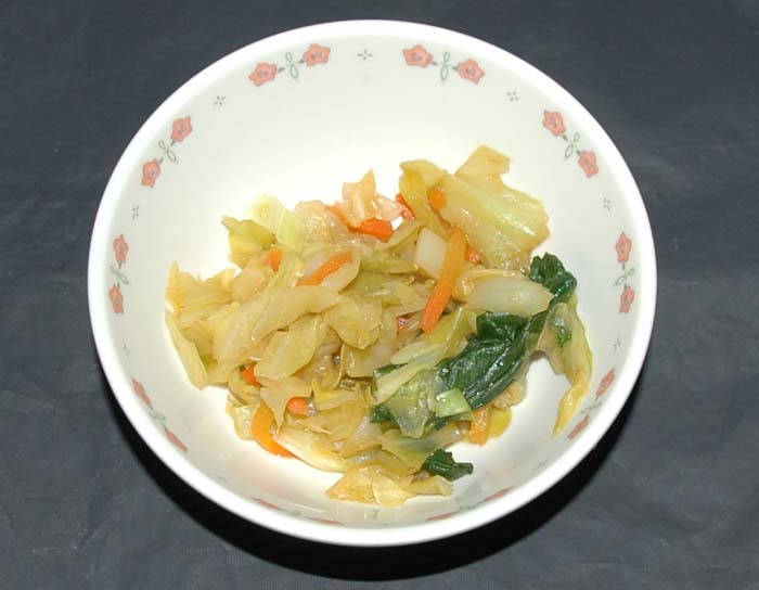 ゆで野菜の写真