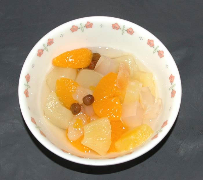 フルーツみつ豆の写真