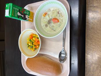 給食の写真