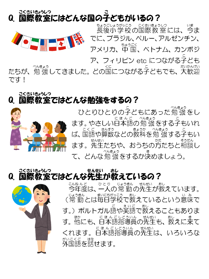 国際教室の説明画像2
