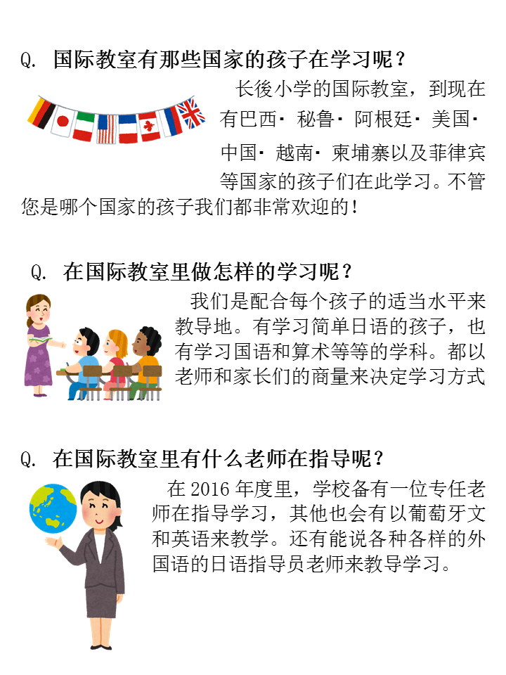 国際教室の説明画像2