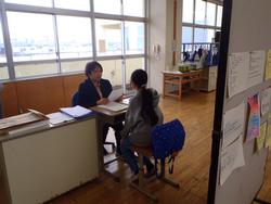 通知表配布の写真14