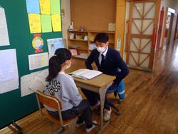 通知表配布の写真15