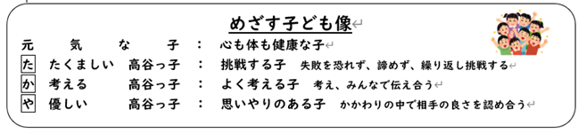 めざす子ども像