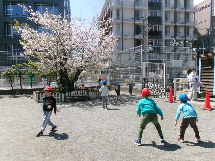 園庭遊び