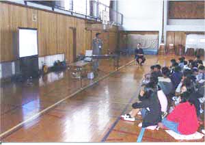 薬物乱用防止講演会の様子