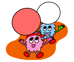 大玉とまつぼっくりくん・まつぼっくりちゃん