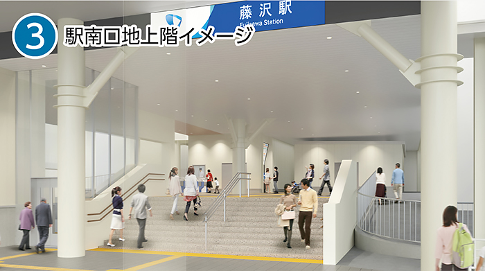 3　駅南口地上階イメージ